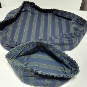 Longaberger Collector's Club Members Stripe Liners Lot of 2  SEE PHOTOS‎